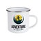 Sublimation Blank Camp Mugs. Color Enamel Camping Mugs in Bulk for Outdoor Travel Dye Sublimation Camper Products Drinking Cups (Case of 12)